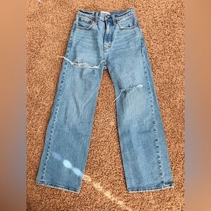 Abercrombie & Fitch Relaxed Blue Dostressed Jeans